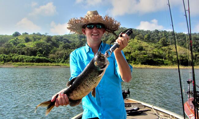 Sportfishing on Arenal Lake - best freshwater fishing in Costa Rica
