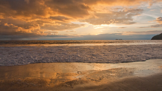 pink sand flamingo beach costa rica