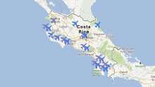map maps airports regional international costa rica vacationscostarica guide